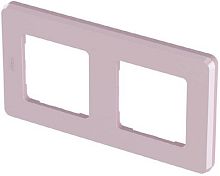 Рамка универсальная Legrand Inspiria 2-м. розовый картинка